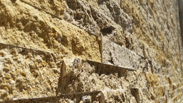 Natural stone wall cladding