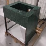 Lavoar Monolit Din Marmura Verde