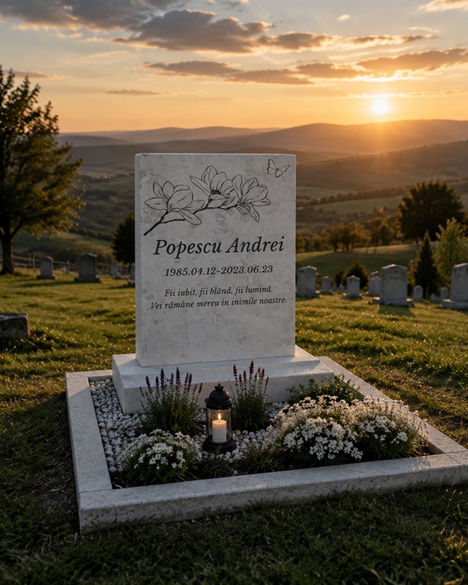 Monumente funerare personalizate