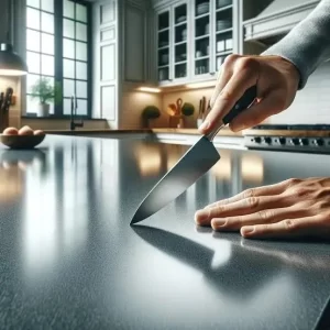Se zgârie ușor blatul din quartz?